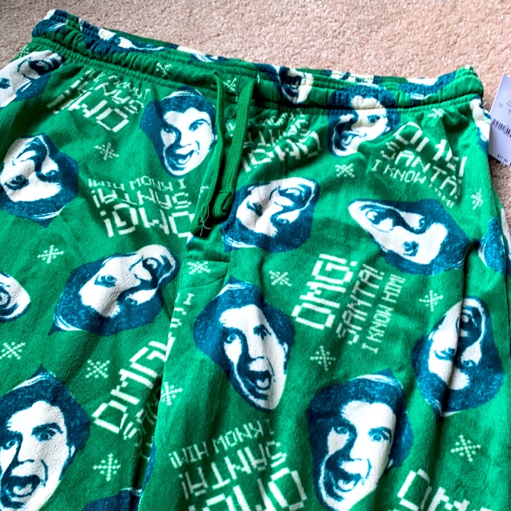 Men’s Elf movie, Buddy the elf Pajama bottoms